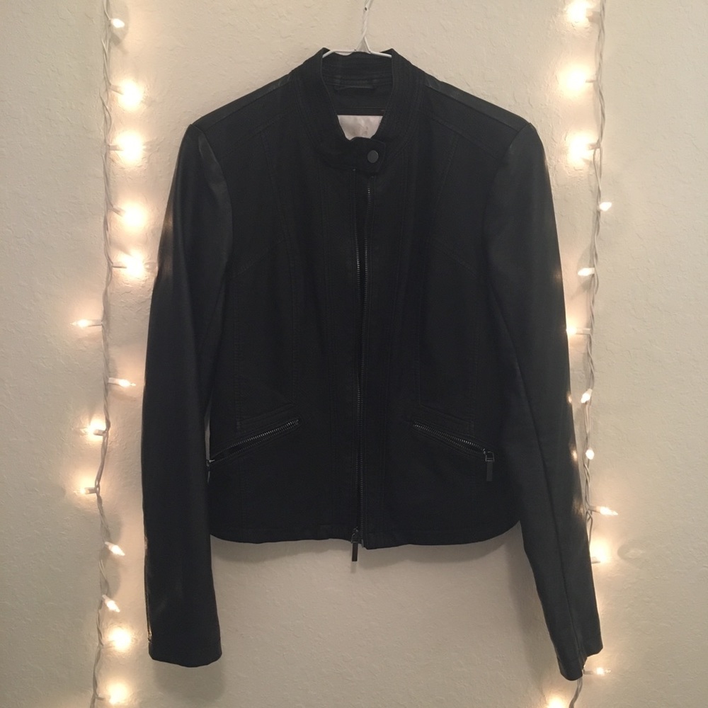 Faux Leather Jacket